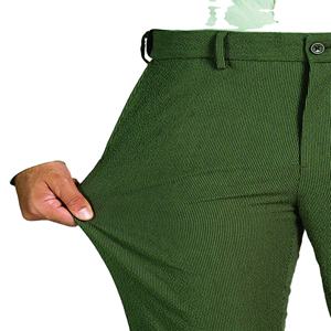 Neohope Custom High Quality Men <b>Slim</b> Fit <b>Trousers</b> Stretchy Nylon Cotton Zip Twill Mens Designer Stylish Formal Chino <b>Golf</b> Pants - Product Image 3
