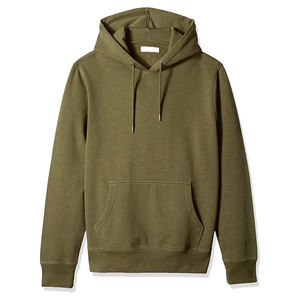 Sudadera con capucha de lana mezclada de algodón pesado de gran tamaño básico de calidad superior para hombre con cremallera completa Color sólido en blanco Casual relajado - Product Image 6