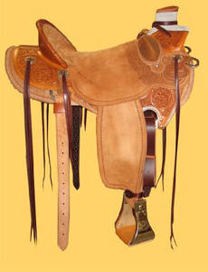Selle de cheval Western usinée à la main de style tendance avec look chaud en cuir de haute qualité - Product Image 4