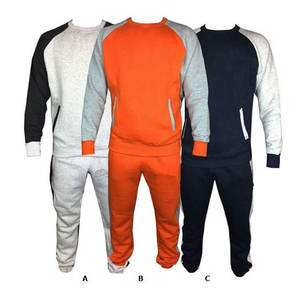 Conjunto Deportivo Casual para Hombre, de Primera Calidad, 100% Poliéster y Algodón, con Capucha, Estampado Sólido, Estilo Jogger - Product Image 1