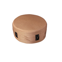 Chapeau musulman Hashaam Kufi à motif géométrique modeste avec logo personnalisé, en polyester, vente en gros, couvre-chef islamique pour hommes, nouveau design, mariage