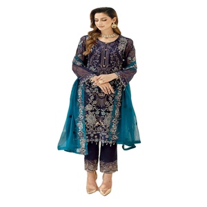 Liquidation vente robe de soirée pakistanaise Original indien Kurta ensemble pour les femmes pakistanaise salwar kameez robe readymade par Ramsha - Product Image 1