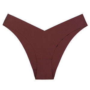 Lingerie sexy pour femmes, lingerie sexy, sous-vêtements sexy, vente en gros, culottes sans couture à taille basse en forme de V, strings respirants à taille basse en nylon - Product Image 6