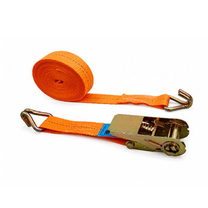 Provina 25mm Orange cliquet sangle d'arrimage avec crochet incurvé en métal taille personnalisée Polyester matériel prêt à l'exportation Vietnam vente en gros - Product Image 6