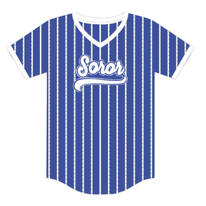 Jersey de Béisbol Azul de la Hermandad Zeta Phi Beta, Inspirado en los Fundadores de 1920, Ropa Premium para Mujeres de la Hermandad Griega - Product Image 5