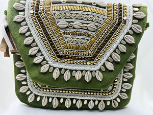 Bolso bandolera étnico bohemio Vintage, bolso cruzado hecho a mano para mujer, bolso de hombro elegante con bordado - Product Image 5