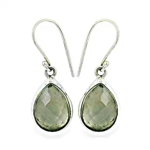 Pendientes de Plata 925 con Forma de Lágrima para Mujer, Accesorios de Moda con Piedras Preciosas - Product Image 2