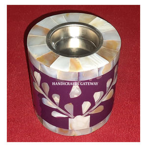 Quemador de Bakhoor redondo de Color púrpura con incrustaciones de madreperla hecho a mano, lo último y lujoso, para decoración del hogar y regalos de boda - Product Image 1