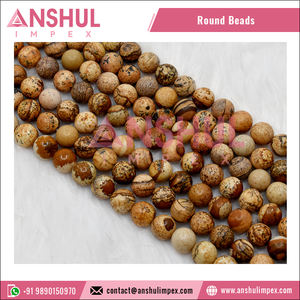 Pierre de jaspe brillante de qualité supérieure, brins de perles rondes en cristal lisse de 10mm/brins de perles de pierres précieuses pour l'achat en gros - Product Image 3