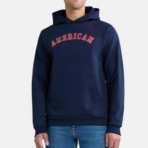 Sudadera con Capucha 100% Algodón para Hombre, Corte Holgado, con Capucha, Sudadera Gruesa para Invierno, Básicos de Algodón Mezclado - Product Image 1