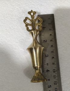 กล่องอายไลเนอร์ Brass Designs Surme Dani Pots สำหรับผู้หญิง ดีไซน์เครื่องสำอาง แป้งแต่งตาเนื้อธรรมชาติ กล่องเก็บของสีเงินเงา - Product Image 5