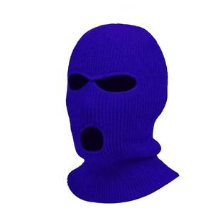 Cubierta de esquí Cubierta de cara completa de punto de 3 agujeros Cubierta de cara completa de punto cálido de invierno para adultos para deportes al aire libre - Product Image 6