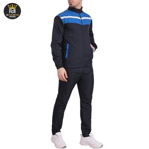 Combinaison de jogging à manches longues pour hommes personnalisée de haute qualité avec col montant à capuche nouveau style motif solide dernière conception - Product Image 3