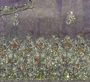 Trajes de fiesta indios paquistaníes bordados a mano sin costuras de diseñador moderno para mujer estilo tradicional de moda - Product Image 3