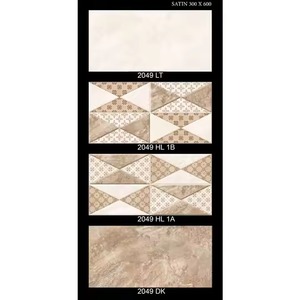 300x600mm kỹ thuật số <span class=keywords><strong>kajaria</strong></span> gốm ốp tường 12x24 tráng men bóng trắng cơ thể cho phòng tắm Ốp tại Ấn Độ nhà máy giá - Product Image 3
