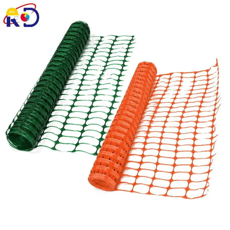 plastic orange traffic safety barrier construction site warning isolation protection net fence