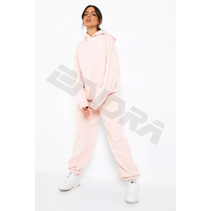 Femmes Vintage formation et Jogging sweat à capuche survêtement survêtement ensemble personnalisé en gros vêtements de sport pour la saison d'hiver - Product Image 5
