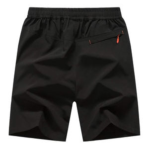 High Trending <b>Men's</b> Mid Waist Cargo Stretch <b>Shorts</b> High Quality 100% Polyester Multi-Pockets with Solid <b>Pattern</b> - Product Image 2