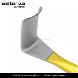 Écarteur chirurgical Tebbetts abdominal et thoracique en acier inoxydable et plastique pour la reconstruction - Product Image 3