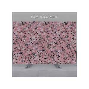 Dalles de granit rose rose de qualité d'exportation pour les comptoirs différentes tailles personnalisées disponibles - Product Image 2