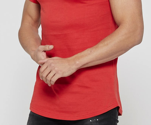 T-shirt à col rond décontracté à la mode d'été de haute qualité pour hommes conception originale sérigraphie personnalisée numérique imprimé - Product Image 4