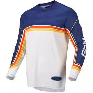 Offre Spéciale haute qualité 100% Polyester personnalisé Motocross Racing Jersey respirant Dirt Bike Racing Shirt en gros MX Racing Jersey - Product Image 5