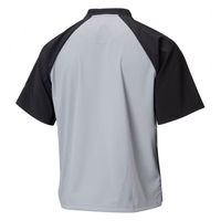 Veste de baseball unisexe à manches courtes, respirante, imperméable, fermeture éclair sur le devant, ajustable, vêtements de sport de haute qualité, 360g, 100% coton