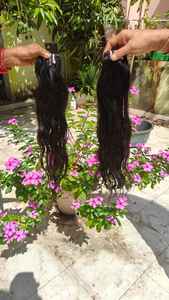 Paquets de cuticules vierges brutes non transformées à alignement indien vendeurs en gros couleur naturelle bon marché cheveux humains à double trame - Product Image 2