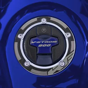 Adesivi 3D con Logo, Protezione Serbatoio e Tappo Carburante per Moto Suzuki V-Strom 800RE, Compatibili con Logo - Product Image 1