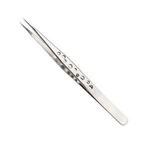 HERMANN MEDITECH High Quality Stainless Steel Durable <b>Light</b> Weight Non <b>Magnetic</b> Eyelash Extension Tweezers Precision Beauty Tool - Product Image 5