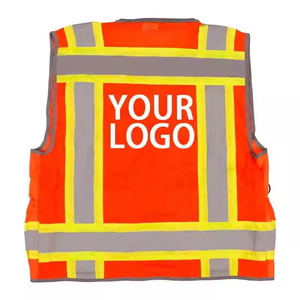 Chaleco de Seguridad Impermeable de Alta Visibilidad ANSI Clase 1, Diseño Único, Colores Personalizados, Chaleco de Invierno para Hombre con Bolsillo de 5 Dimensiones - Product Image 3