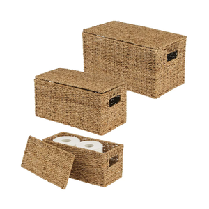 Caja de almacenamiento de algas marinas tejidas a mano natural-Organizador ecológico, duradero y elegante para el hogar y la Oficina de Vietnam - Product Image 4