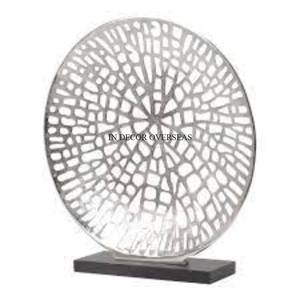 Noir et or couleur plus fantaisie Unique Designer Premium qualité métal fait Sculpture avec Base maison sol décoration fournitures - Product Image 3