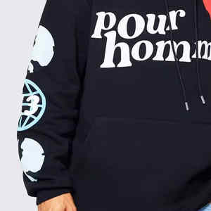 Sweat à capuche 100% coton de qualité supérieure pour hommes pull lourd sweats à capuche vierges sweats à capuche personnalisés impression bouffante polaire sweats à capuche unisexe - Product Image 5