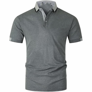 Vente en gros de t-shirts polo pour hommes design Offre Spéciale couleurs personnalisées tailles polos imprimés à manches courtes en tricot - Product Image 1