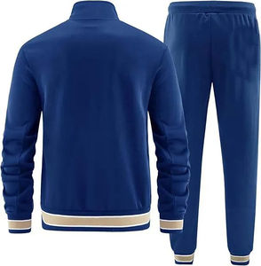 Dernière conception de haute qualité automne hiver football formation survêtement hommes demi fermeture éclair football ensembles de vêtements de sport uniformes - Product Image 2