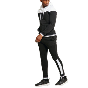 Survêtement surdimensionné en vrac pour hommes et femmes, couleur unie vierge, logo personnalisé, Baggy 2 pièces 100% coton, ensembles de survêtements unisexes - Product Image 4