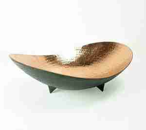 Bol à fruits secs en métal en laiton Design Leaf Stockage décoratif pour bol à noix Bol de rangement pour collations Bonbons et collations Durable - Product Image 6