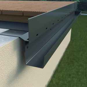 Système de gouttières en aluminium Renoplast RK65, gouttière imperméable pour toits, terrasses, balcons, drainage durable, garantie 5 ans - Product Image 4