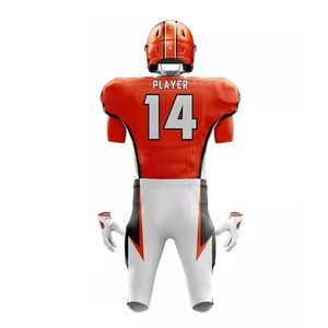 Nouveaux uniformes de football américain de style moderne, ensemble de vêtements de sport en polyester de haute qualité, uniformes de football américain, service OEM - Product Image 5