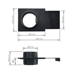 Compuerta de Descarga Rápida Reutilizable de Plástico de 4 Pulgadas para Montaje en Máquina, Conexión para Polvo Industrial, para Garaje y Hogar - Product Image 4