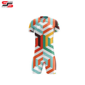 ชุดฟุตบอลเสื้อฟุตบอลเสื้อสีเหลืองและสีเขียวสำหรับผู้ชายชุดเสื้อฟุตบอลแบบซับลิเมชันออกแบบได้ตามต้องการ - Product Image 4