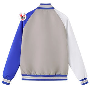 Veste bomber en satin de soie brodée avec lettres grecques et blason de la fraternité grecque Phi Beta Sigma, personnalisée - Product Image 2
