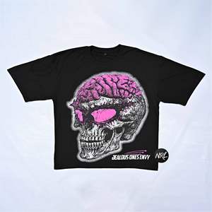 ! 00% coton sérigraphie hommes manches courtes lettre O cou top qualité respirant microfibre poids lourd conceptions personnalisées t-shirt - Product Image 3