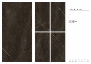 กระเบื้องพอร์ซเลน LAGOON CHOCO 600x1200 ดีไซน์อิตาลี เคลือบเงาสูง - Product Image 3