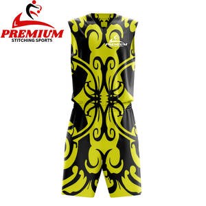 Ventes en gros d'usine Maillot de basket-ball Costume de sport Logo imprimé de haute qualité personnalisé Nom Maillot de basket-ball pour hommes et jeunes Uniformes de basket-ball - Product Image 3