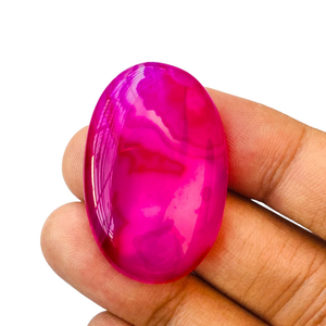 Alta calidad Rosa ónix ágata joyería ovalada colgante piedra ovalada cabujón joyería piedra Natural curación cristal piedra preciosa mayorista - Product Image 6