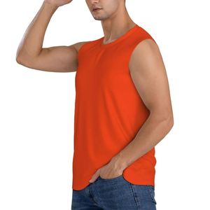 Camisetas sin mangas tejidas de algodón 100% a granel para hombres Estilo casual para gimnasios y entrenamientos - Product Image 5