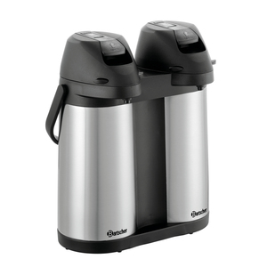 Carafe isotherme Duo 1.9L-ST en acier inoxydable pour voitures – Support premium isolé pour café et boissons - Product Image 1