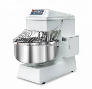 Mezclador espiral de lujo de 100 KG, mezclador de masa resistente, 260 litros, dos velocidades para panadería y fábrica de galletas